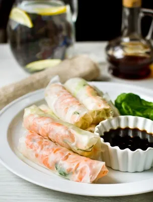 Спринг роллы с крабом рецепт – Японская кухня: Закуски. «Еда»