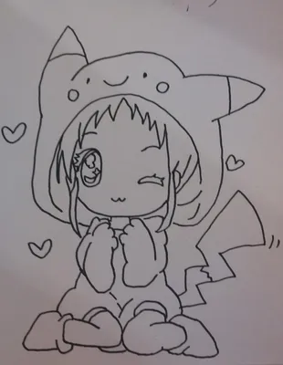 Как нарисовать покемона Пикачу | Простые рисунки | How to draw Pikachu | Як  намалювати Пікачу - YouTube