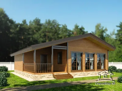 Дома из бруса под ключ - проекты и цены в Москве недорого от Wood-Brus
