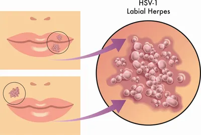 Лечение герпеса на губах в домашних условиях: чем мазать простуду на губах  дома