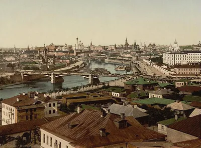 Купить постер (плакат) Старая Москва для интерьера (артикул 124119)