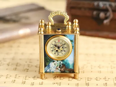 Винтажные старинные настольные часы 3670 - прекрасное украшение для  интерьеров, оформленных во многих стилях Capanni