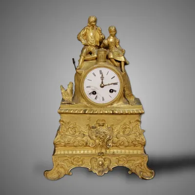 Часы каретные, настольные, каминные будильник Gustav Becker старинные  Германия до 1917 г. - купить на Coberu.ru (цена 52599 руб.)
