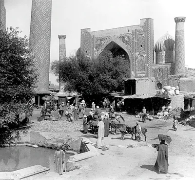 1899 Самарканд Улица в Старом Городе | Туркестан 1400 - 1899 | Turkestan  Köne Suratlar Albomy / Альбом Старые Фото Туркестана