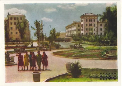 Карта Ташкента, 1940 г. — Картографический архив || старые карты