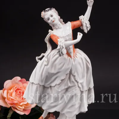 Купить фарфоровую статуэтку Танцовщица рококо, Rosenthal, Германия, 1948 г  по цене 49 900 руб. - Старивина