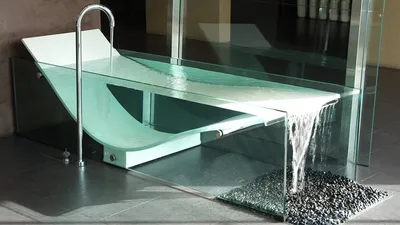Стеклянные ванны с гидромассажем | Купить ванну из стекла европейских  брендов