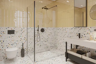 Прозрачная стеклянная ванна …» — создано в Шедевруме