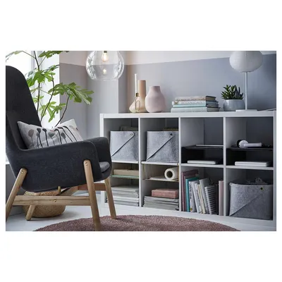 IKEA KALLAX КАЛЛАКС Стеллаж с 2 вставками 792.782.93