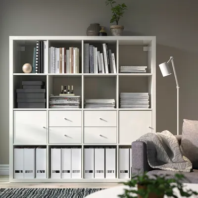 Стеллаж 25 ячеек - IKEA KALLAX, 147х147 см, черный, КАЛЛАКС ИКЕА за 29544  рублей в по России и в г. Ярославль арт. 10275862 без предоплат —  интернет-магазин ВАМДОДОМА