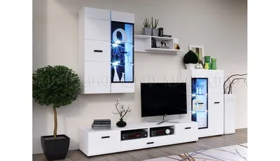 Стенка для гостиной Ненси-2 01 купить в Москве по цене 28575 руб. в  интернет-магазине «Море Мебели»