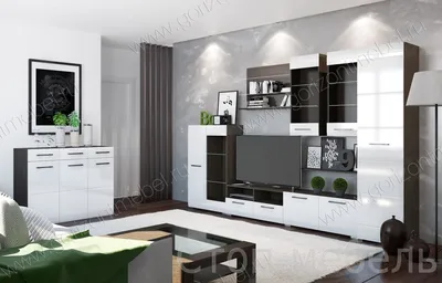 Стенка \"Ненси-3\" купить по цене 17400 руб. Отзывы, фото, все размеры -  Dobrayamebel