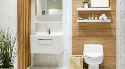 Ванная с 3D панелями: фото дизайна комнаты, идеи отделки стеновыми панелями