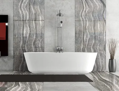 Стеновые панели для ванной комнаты: 5 лучших материалов и идеи оформления  (92 фото) | Цвета для ванных комнат, Дизайн небольшой ванной, Ванна