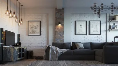 Лофт в маленькой квартире: интерьер и дизайн для малогабаритных помещений  фото
