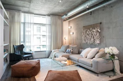 Дизайн интерьера маленькой квартиры в стиле Лофт - работа дизайнера Евгения  Лыкасова | vitdesign.by - живой дизайн