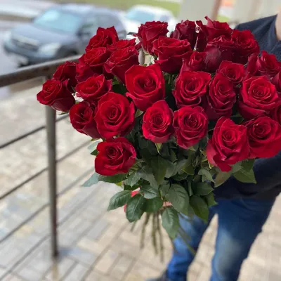 101 роза купить в Москве недорого - заказать букет из 101 розы с бесплатной  доставкой