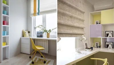 Идеи для хрущёвки – стол-подоконник на кухне, в детской и спальне