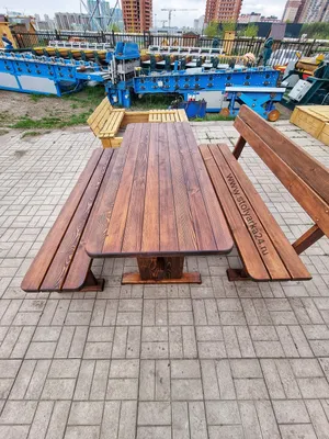 Качественная деревянная садовая мебель на заказ для обустройства дачи и  двора | арт. 070816