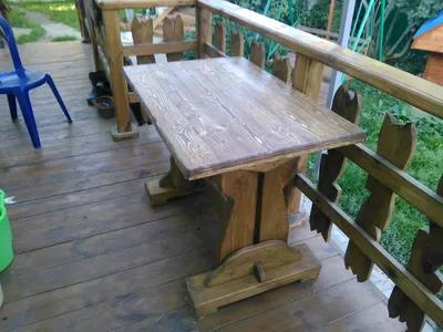 Стол Bani - стол из дерева для бани на заказ
