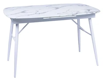 Стол стеклянный с металлическим подстольем BEYSO, 180 х 80 см - GENGLASS -  Дизайнерская мебель из стекла и металла.