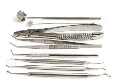 Стоматологические Инструменты 5 в 1, набор для ухода за полостью рта,  стоматологический зеркальный серп, клетчатый скалер, скребок для зубов,  таблички, стоматологический пинцет, жвачка | AliExpress