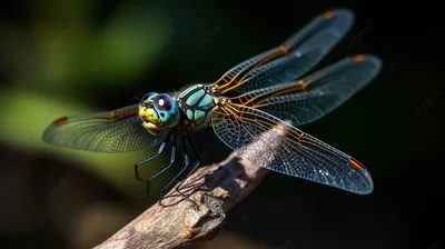 Стрекоза плоская (Libellula depressa) - Picture Insect