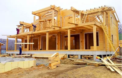 Как построить дом из бруса: технология строительства, пошаговая инструкция,  фото, видео