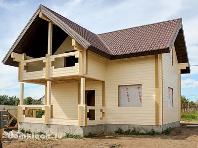 Технология строительства дома из клееного бруса | GoodWood