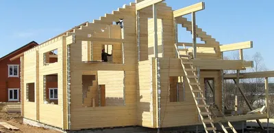 Этапы строительства дома из бруса | Русская построечка