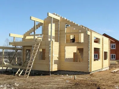 Достоинства домов из бруса и правила их строительства | Обустройство  скважин на воду в Нижегородской области