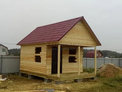 Строительство дома из клееного бруса в Казани: проектирование и  строительство домов, примеры