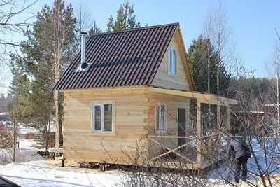 Строительство деревянных домов из бруса камерной сушки и бревна –  строительная компания СБК