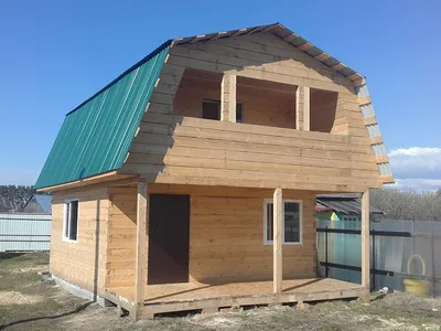 Построить дом из клееного бруса в СПб, купить деревянный дом под ключ
