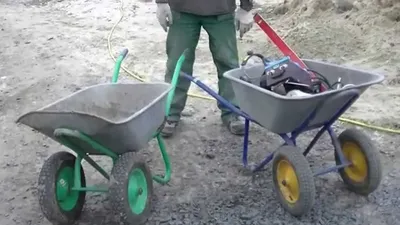 Картинка строительной тачки для лучшего настроения