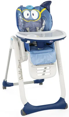 Chicco Polly 2 Start Акула. Характеристики стульчика для кормления Чикко  Полли 2 Старт