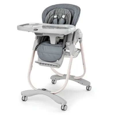Стульчик Chicco Polly Magic Relax Grey купить по цене 11759 ₽ в  интернет-магазине Детский мир