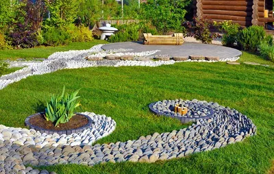 7dach - Сухой ручей - стильное украшение сада Сухой ручей – один из самых  ярких и оригинальных элементов ландшафтного дизайна, сделать который можно  самостоятельно, с минимальными затратами времени, сил и — что