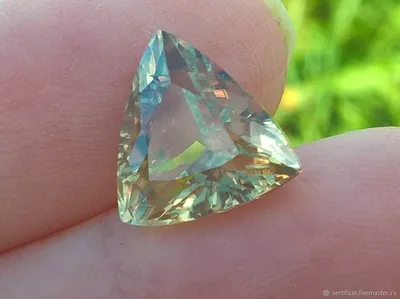 Кольцо КО-R8261 из серебра с камнями Султанит, CZ по цене 2 800 руб. купить  в интернет-магазине L-Silver.ru