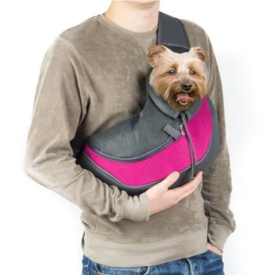 Купить сумку переноску для собак через плечо • LOVEPETSHOP