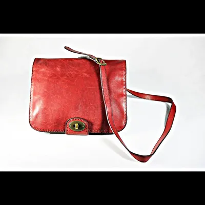 Genuine Fossil \"Maddox\" Crossbody Satchel Computer/Travel Bag - Ruby Lane