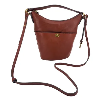 Fossil Women's Small Kinley Crossbody Leather Cross Body Bag Satchel -  Brown - Walmart.com