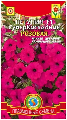 Купить семена Семена Петуния \"Аэлита\" Суперкаскадная синяя F1 10шт в  интернет-магазине \"7 семян\"