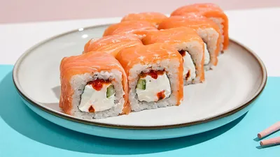 Изысканные азиатские роллы и суши