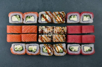 Ролл Sushi-roll Market Филадельфия с огурцом, 30г - купить с доставкой в  Самаре в Перекрёстке