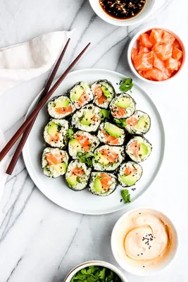 Free and customizable sushi templates