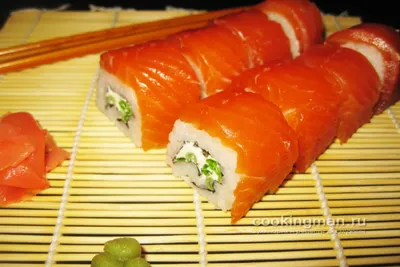 3 суши с лососем - Ginko доставка суши в Воронеже