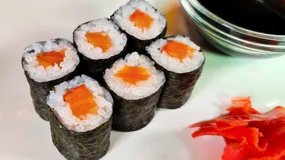 Суши с лососем (нигири суши - сяке) - Кулинария для мужчин