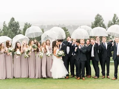 Увлекательные фото во время дождя на свадьбе: изображения png для дизайна
