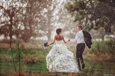 Фотографии с дождем на свадьбе: красивые снимки в webp формате